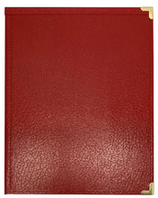 Load image into Gallery viewer, Leatherette Choral Folio with Pencil Loop (Red)